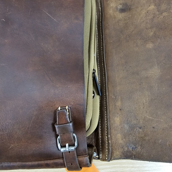 WW2 Vintage 1939 Military Leather Cavalry Messenger Shoulder Briefcase B… - Picture 11 of 13